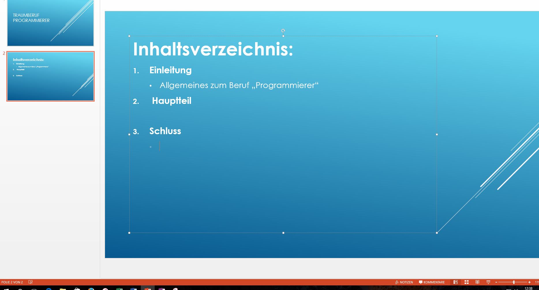 Wie Inhaltsverzeichnis In Powerpoint Richtig Gestalten Computer Pc Leben