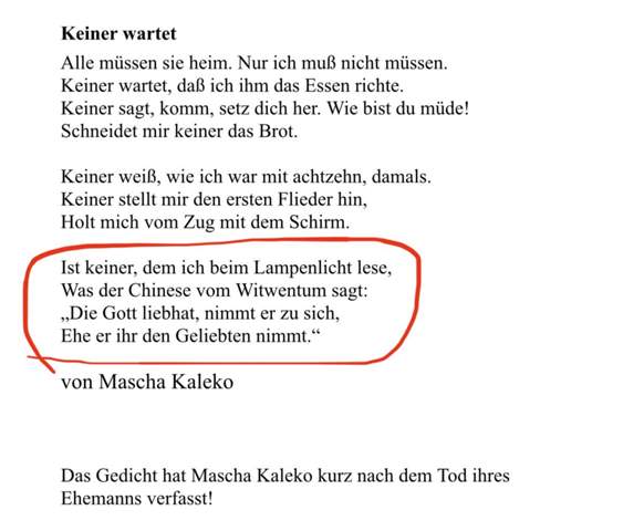 Wie Interpretiere Ich Dieses Gedicht Nur Schule Deutsch Analyse