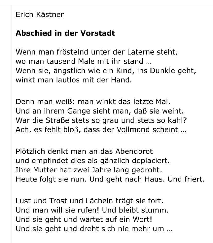 Wie interpretiert ihr dieses Gedicht? (Schule, interpretieren)