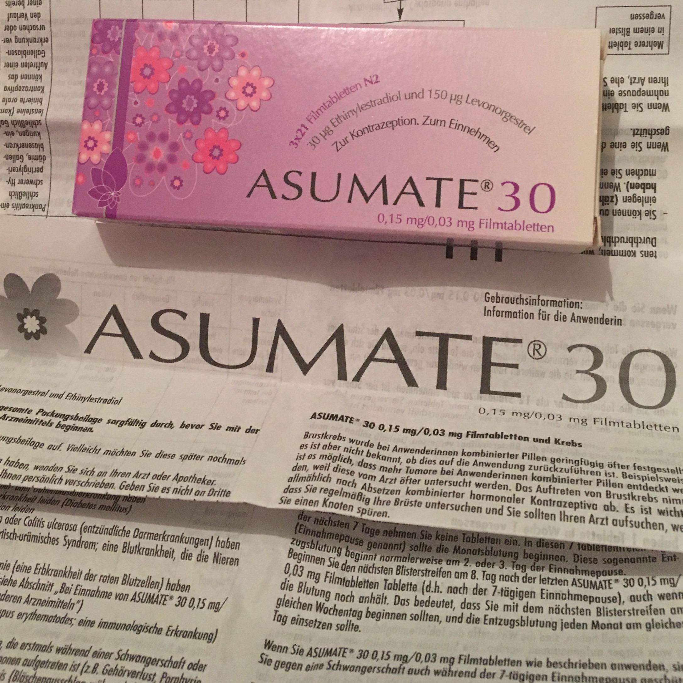 Durchnehmen asumate 20 Pille durchnehmen