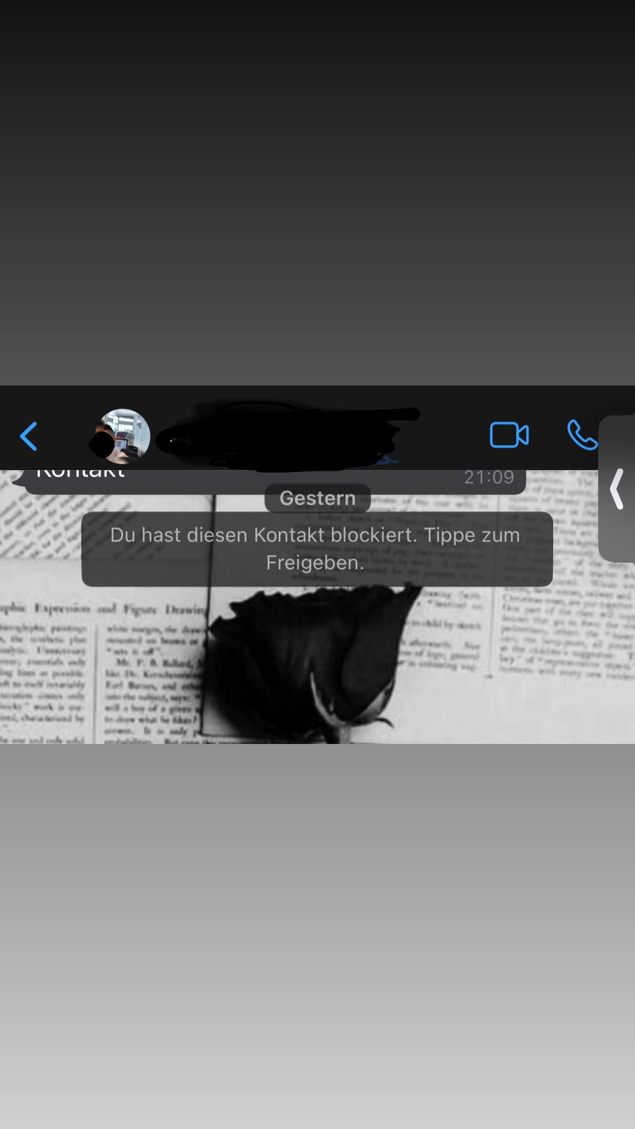 Whatsapp Kontakt Blockiert Profilbild Sichtbar 2019 Wie ist es möglich, dass ich das Profilbild der Person weiter sehe