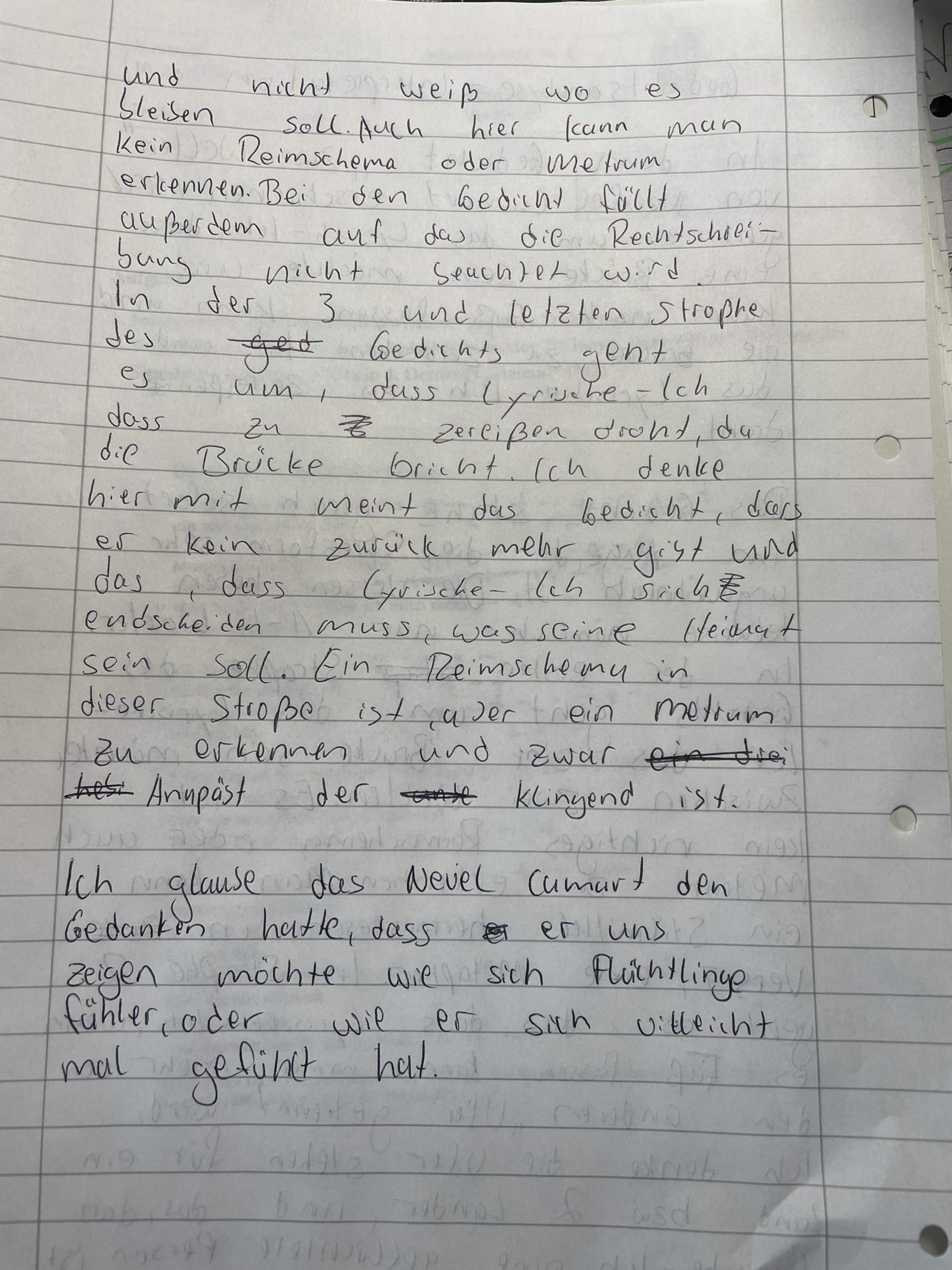 Auf Diesem Hügel überseh Ich Meine Welt Gedichtanalyse Wie ist meine Gedichtanalyse von Zwei Welten von Nevel Cumart? (Deutsch