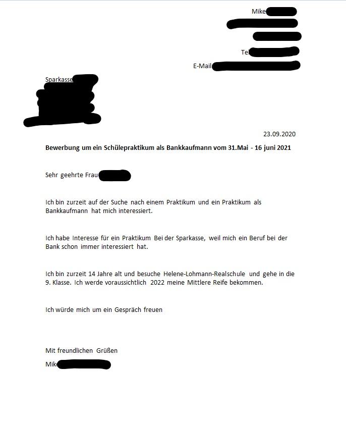 Wie Ist Meine Sparkassen Bewerbung Geld Bank Sparkasse Bewerbung Praktikum Bank