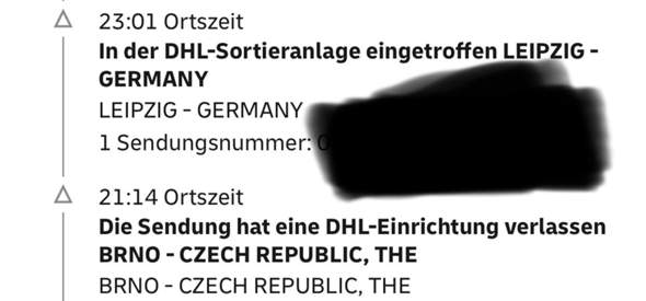 Wie kann das DHL Paket innerhalb von 2 stunden nach Leipzig kommrn?