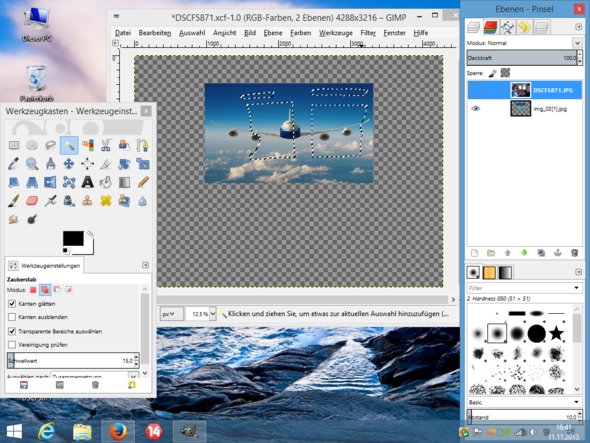 Screenshot - (Computer, Bildbearbeitung, GIMP)