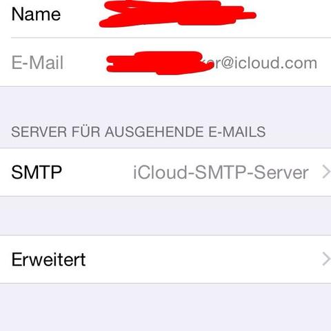 Ich kann dort bi E mail die adresse nicht ändern - (iPhone, E-Mail, iCloud)