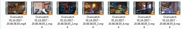 Die verschiedenen mp4 Dateien von einer Aufnhame - (Computer, Nvidia, Aufnahme)