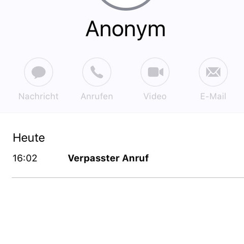 Das wird angezeigt wenn ich da draufgehe. 
Wie kann ich da zurückrufen?? - (Technik, Apple, iPhone)