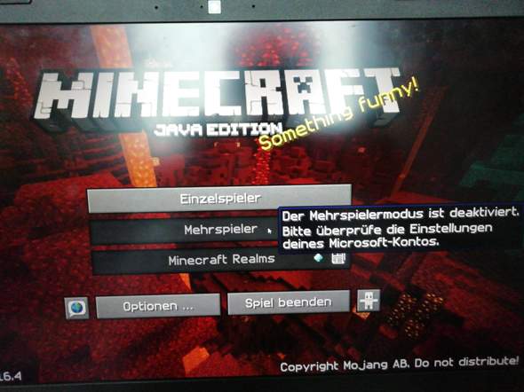 Wie kann ich das ändern, dass ich in Minecraft Mehrspieler spielen kann ...