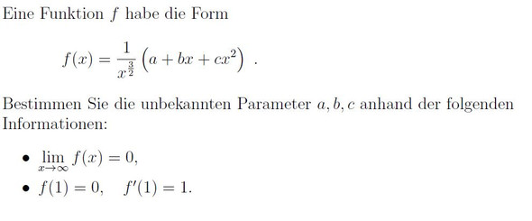 Beispiel - (Mathematik, Gymnasium)