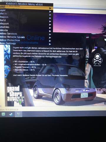 Wie Kann Ich Das Mod Menu Einfugen In Gta5 Computer Technik Spiele Und Gaming