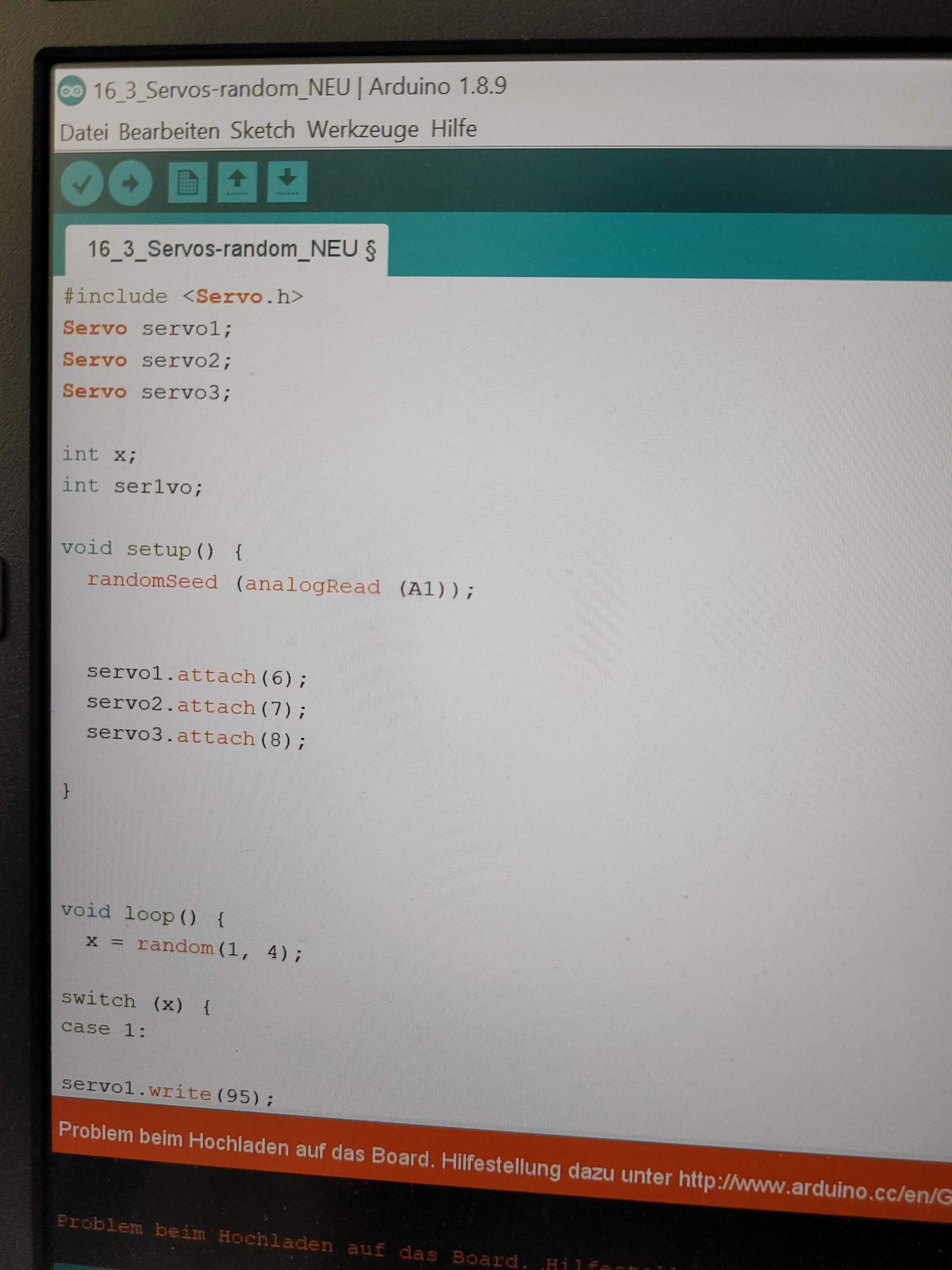 Wie kann ich das Programm erweitern? (Programmiersprache, Arduino ...