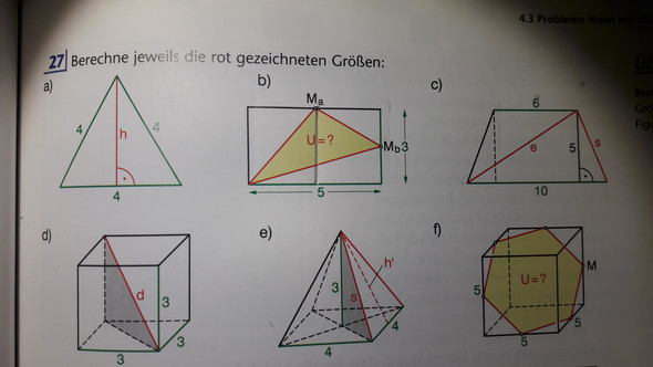 Wie kann ich den Umfang des Dreiecks berechnen? (Mathe ...