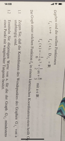 Wie kann ich denn a Berechnen wenn ich nur die Steigung gegeben habe