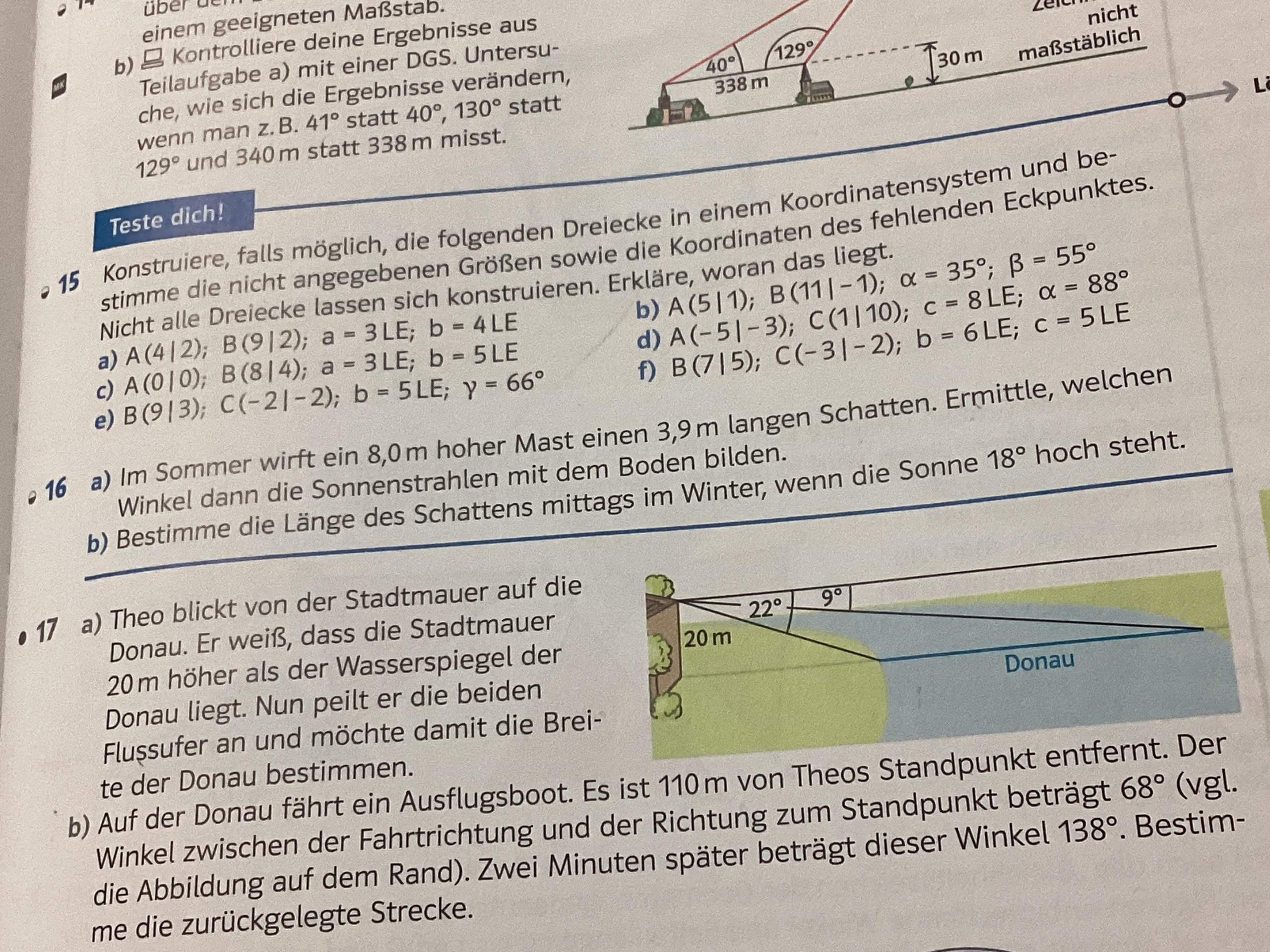 dreiecke konstruieren aufgaben 7. klasse mit lösungen pdf