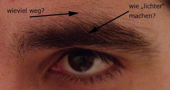 Wie Kann Ich Die Augenbrauen Besser In Form Bringen Als Mann Mit Bild Zupfen