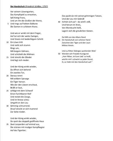 Wie kann ich die Ballade \