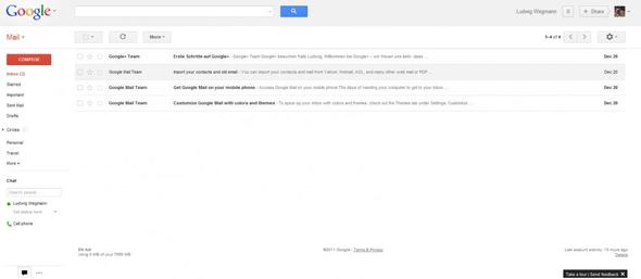 So wird mein GoogleMail angezeigt! Das ist total nervig!!! - (Sprache, Englisch, E-Mail)