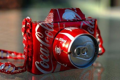 Cola-Dosen Kamera. - (Kamera, Cola, Dose)