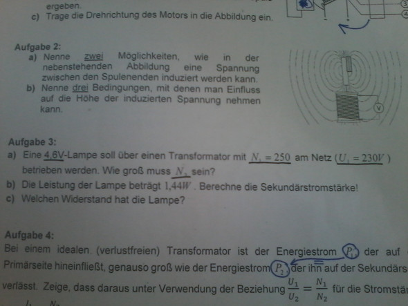 Aufgabe 3 - (Schule, Physik, Gymnasium)