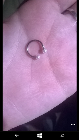 wie kann ich diesen helixring offnen piercing schmuck helix