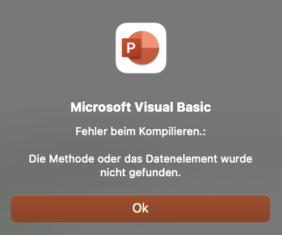 Wie kann ich diesen Power Point Fehler lösen? (Schule, Technik, Windows)
