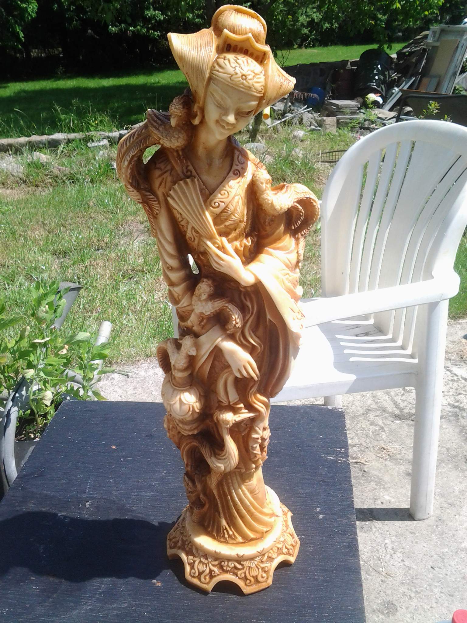 Wie kann ich erkennen, ob eine Figur aus Elfenbein ist? (skulptur)