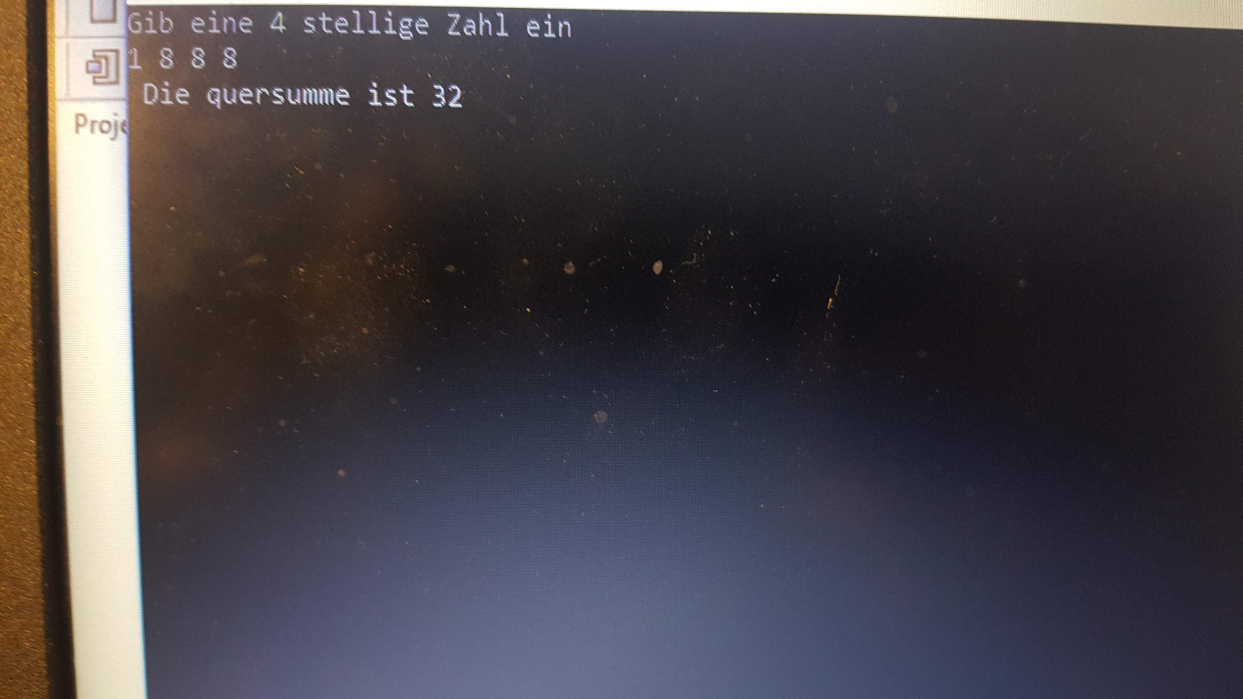 Wie kann ich ganz einfach die quersumme einer Zahl in C++ berechnen