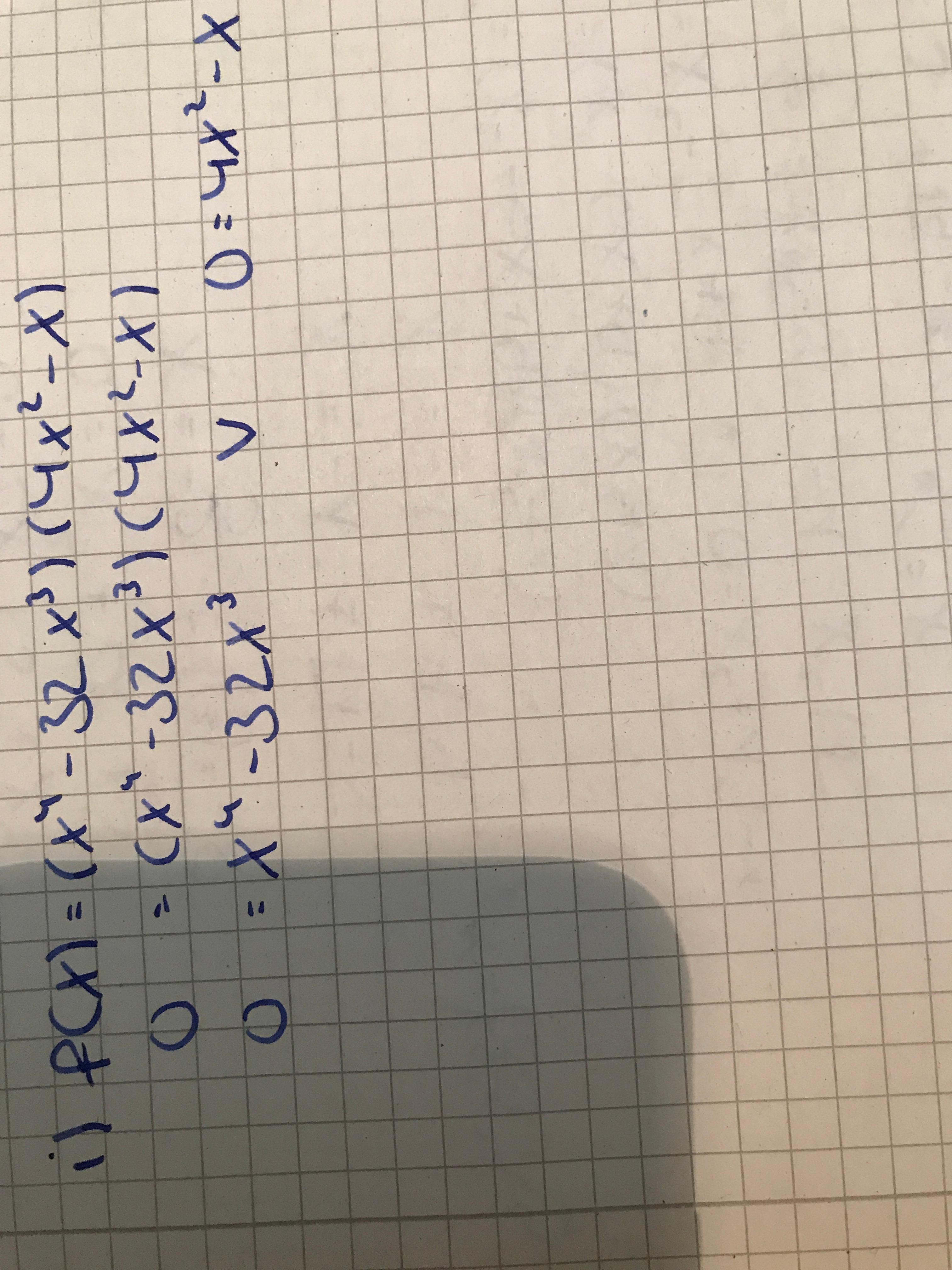 Wie Kann Ich Hier Weiter Rechnen Mathe Nullstellen Schule Mathematik