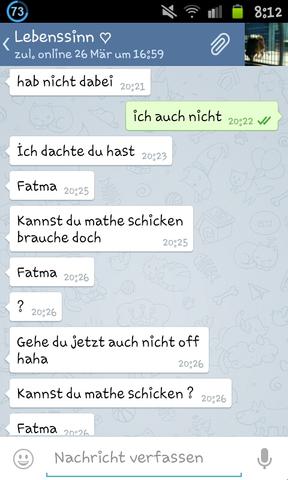 was soll ich meinem schwarm schreiben