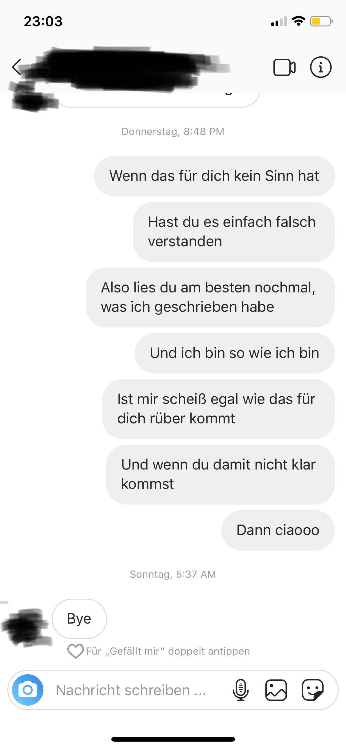 Wie kann ich ihn anschreiben, nachdem wir Streit hatten? (Liebe