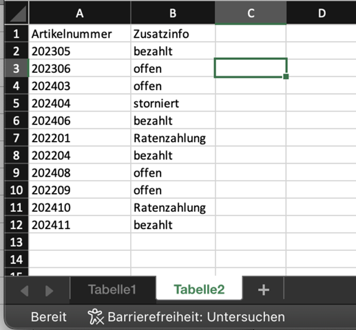 Wie kann ich in Excel zwei Werte vergleich und dritten Wert ausgeben