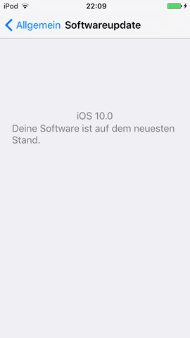 Softwareupdate - (ios, apple ipod)