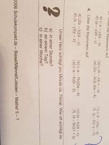 Wie Kann Ich Klammer Mal Klammer Rechnen Schule Mathe