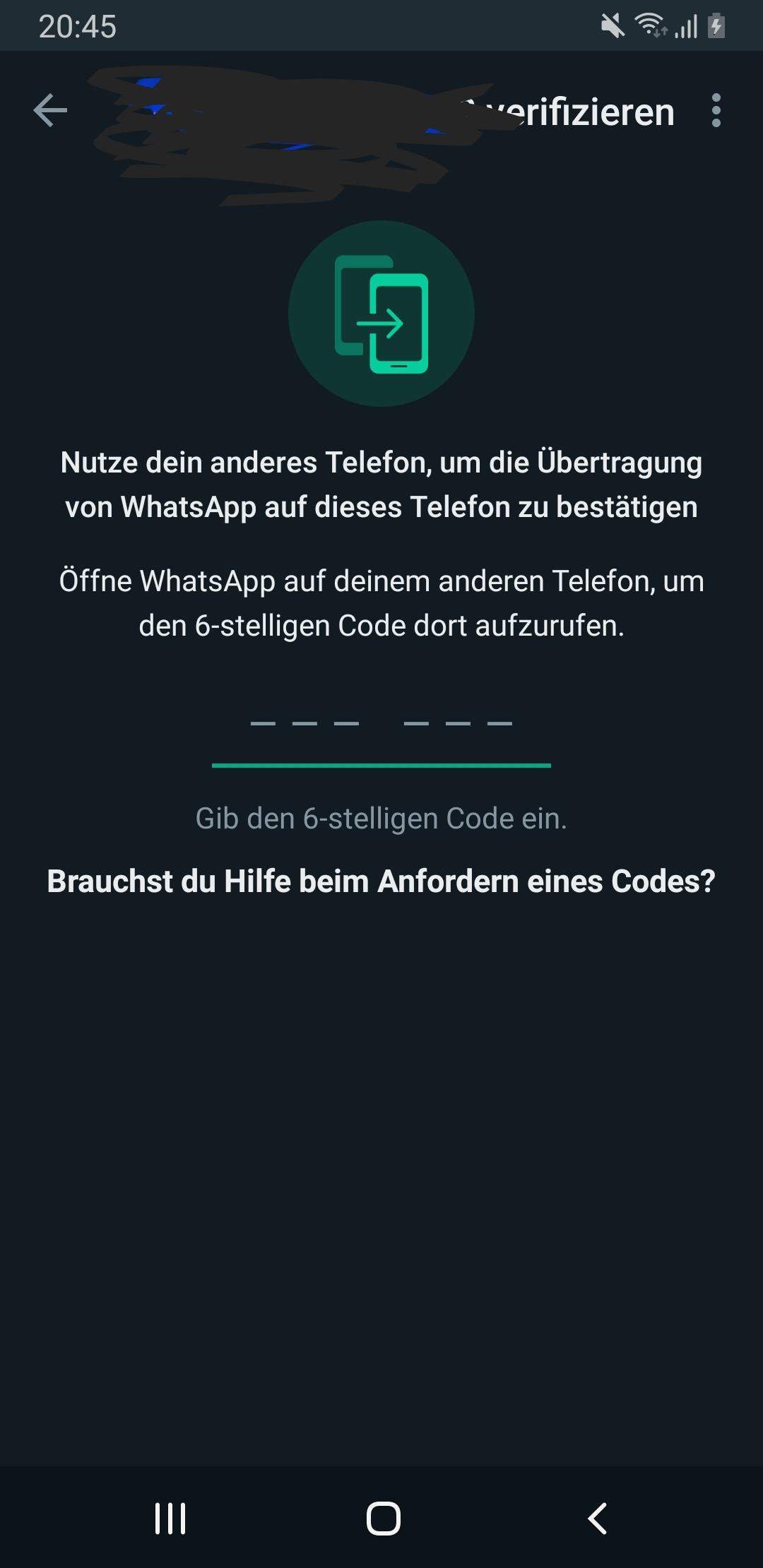 Wie kann ich meine alte Nummer bei Whatsapp benutzen? (Samsung,