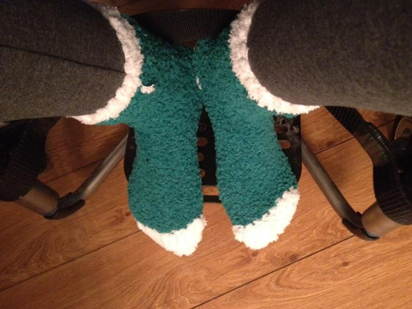 meine Socken  - (Mode, Behinderung)