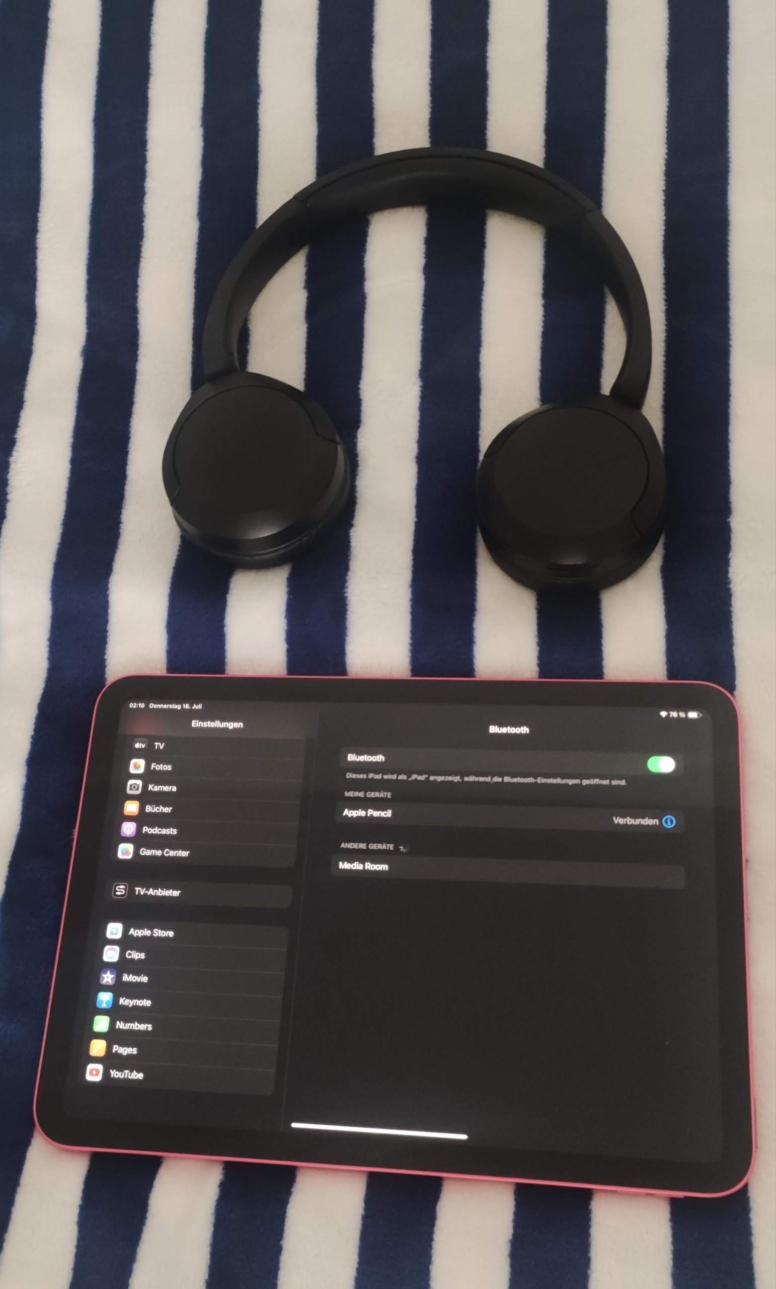 Wie kann ich meine Kopfhörer mit dem iPad verbinden? (Apple, iPhone, Bluetooth)