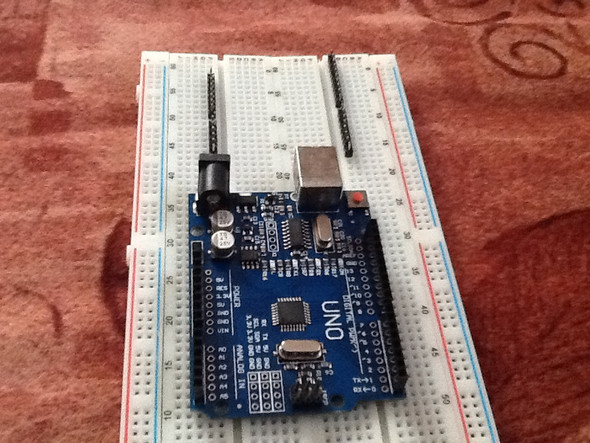 Vollständiges Steckbrett und Arduino - (Elektronik, programmieren, Verbindung)