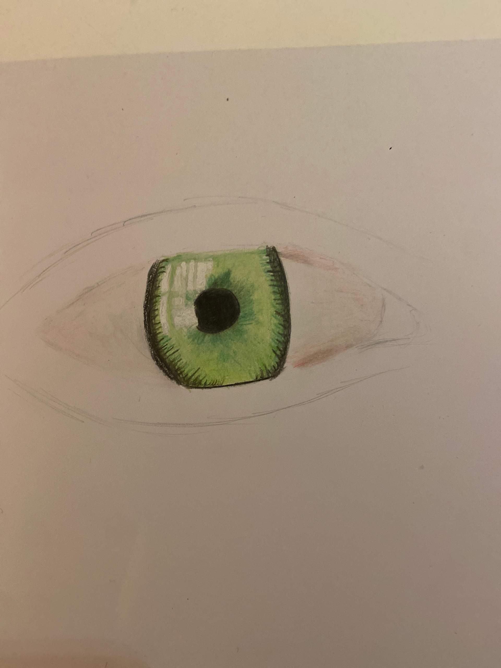 Wie kann ich mit Buntstifte ein Auge zeichnen? (Bilder, Kunst, Farbe) Wie kann ich mit Buntstifte ein Auge zeichnen? (Bilder, Kunst, Farbe)