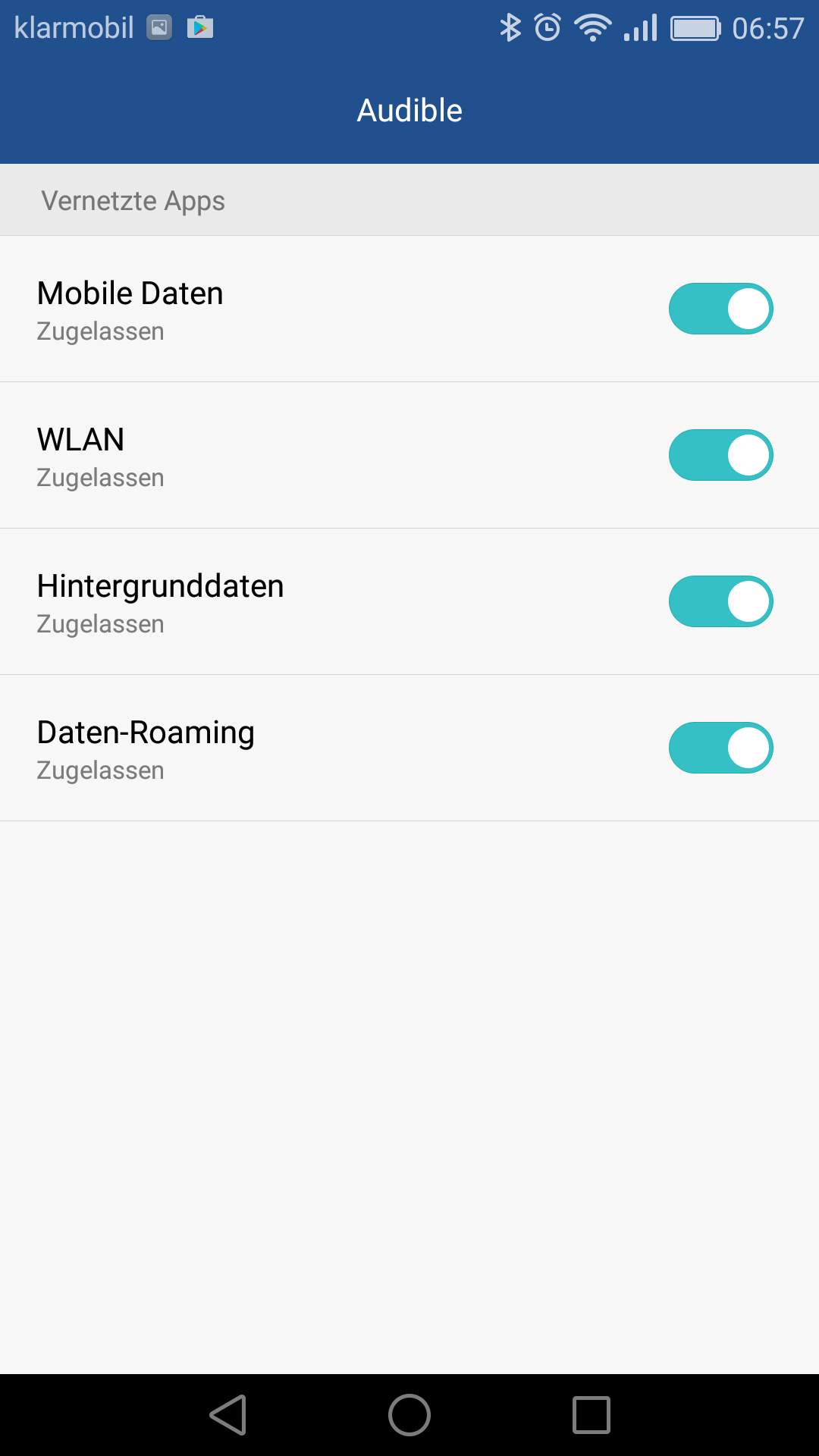 Wie kann ich Mobile Daten für einzelne Apps in einem Huawei Nova Handy