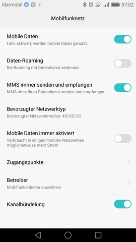 Bild 4 - (Smartphone, mobile Daten, Android 6)