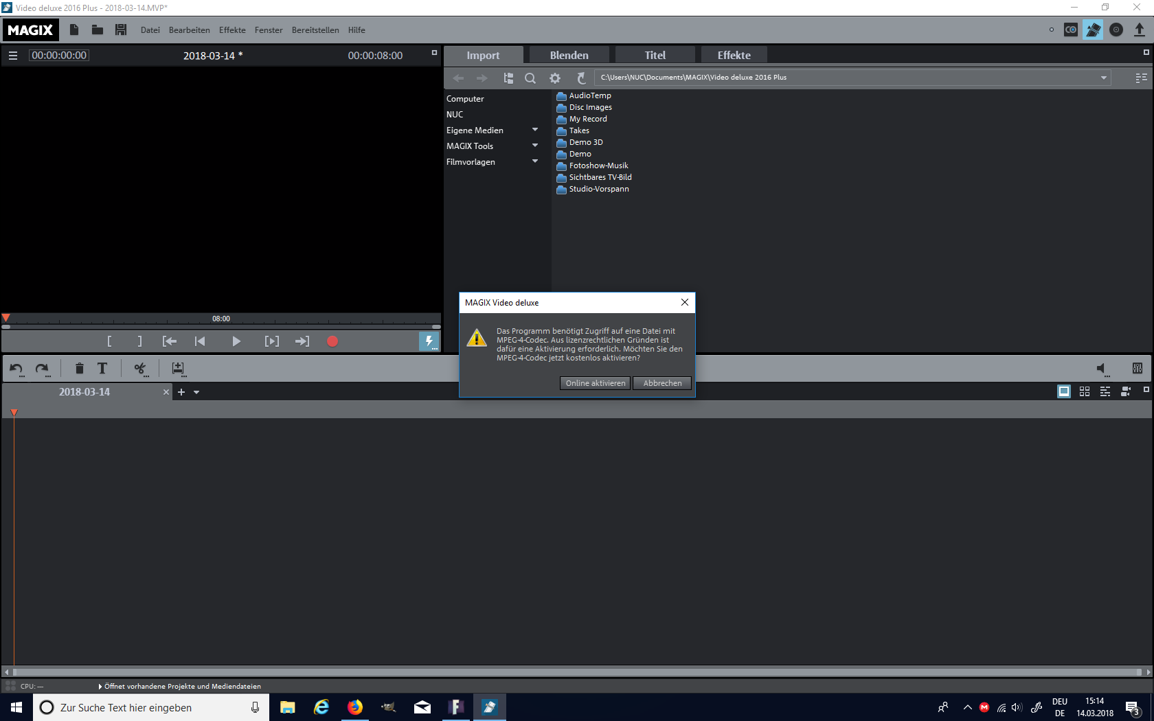Magix Video Deluxe 2016 Premium Mpeg 4 Codec