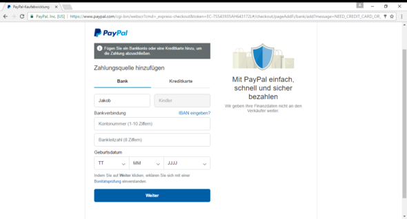1. Bild - (Geld, Microsoft, PayPal)