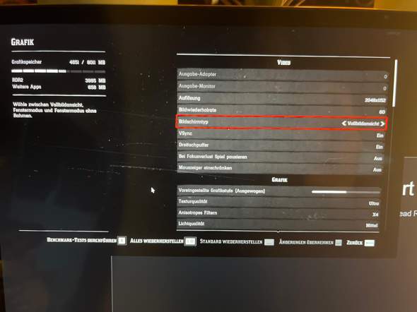 Wie kann ich rdr2 im Fulllscreen spielen? (PC, Computerspiele, Laptop)