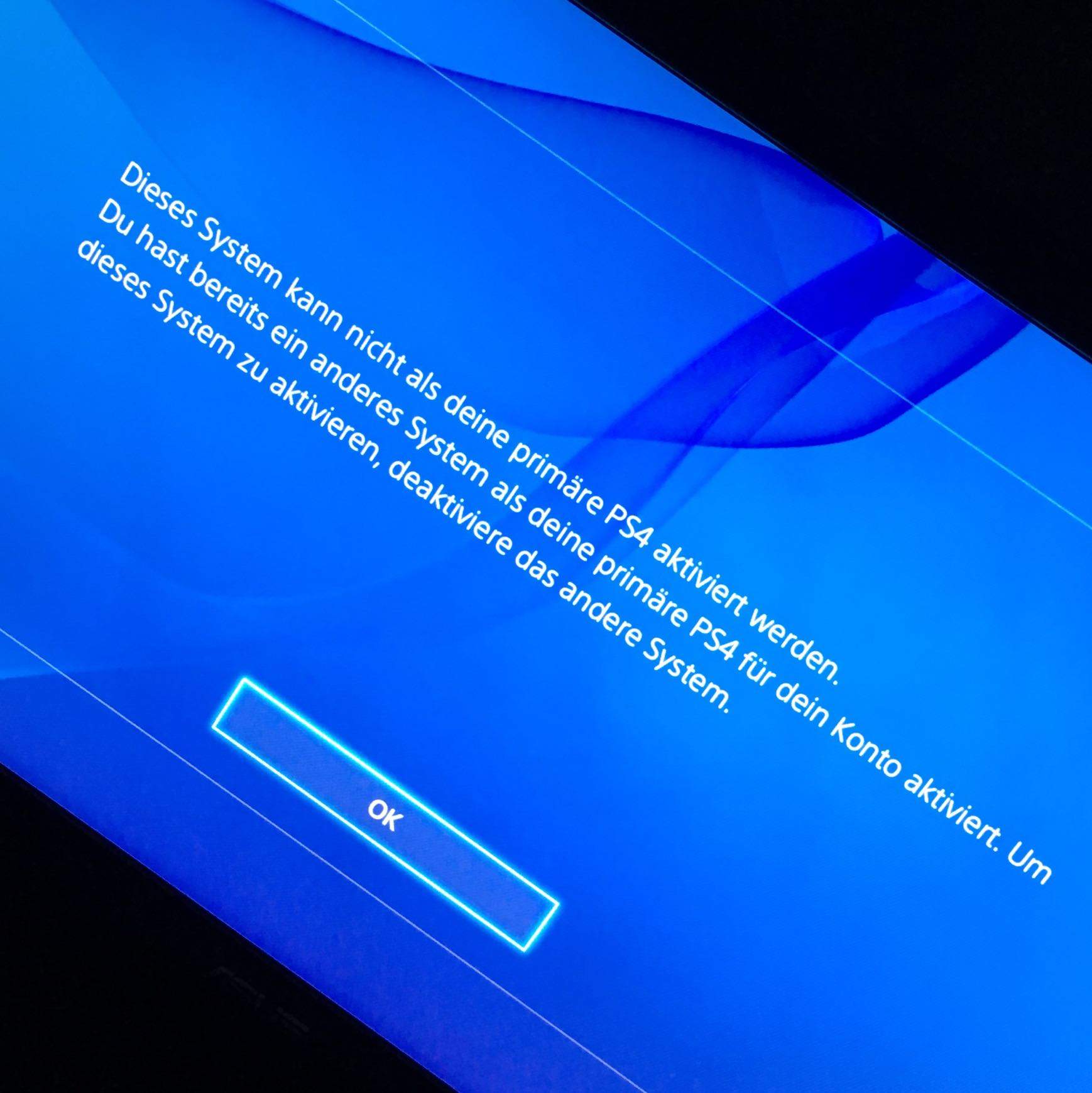Wie kann ich sehen wo mein Psn acc als primär ist? (PlayStation 4