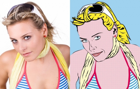 Wie Kann Ich So Ein Pop Art Bild Selber Machen Pc Kunst Bildbearbeitung