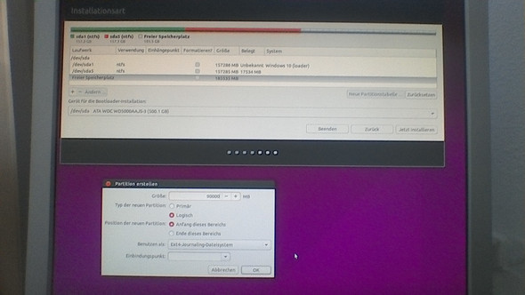 Bild 1 - (Festplatte, Linux, Ubuntu)