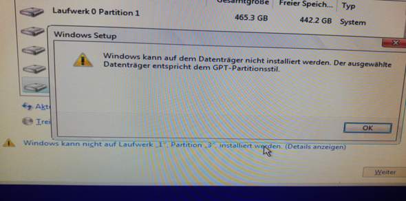 Wie Kann Ich Windows Auf Meiner Ssd Installieren Ohne Folgendem Problem Computer Technik Spiele Und Gaming