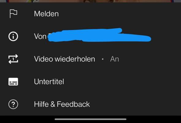 Wie kann man auf YouTube for TV ein Video im Loop 🔂 abspielen lassen?