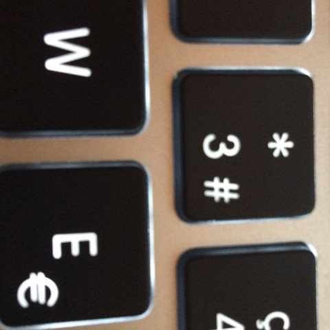 Wie Kann Man Beim Macbook Air Das Zeichen Machen Tastatur Appel
